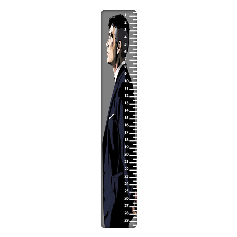خط کش 30 سانتی متر طرح Peaky Blinders کد 2140