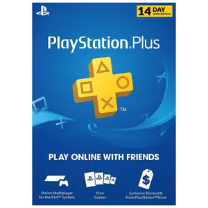 گیفت کارت 14 روزه پلی استیشن پلاس کد PSN0014