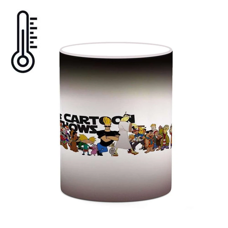 ماگ حرارتی کاکتی مدل کارتون Dexter's Laboratory کد mgh22463