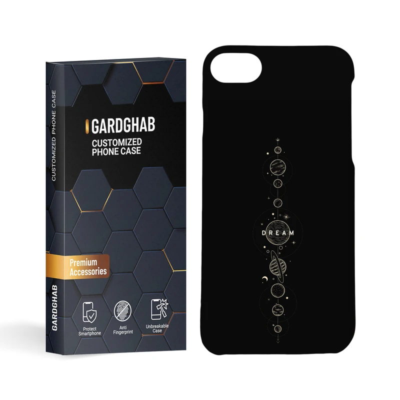 کاور گارد قاب مدل کهکشانی مناسب برای گوشی موبایل اپل iPhone 7 / 8 / SE 2020 / SE 2022