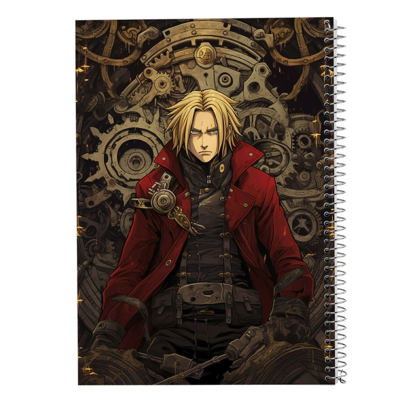 دفتر ژورنال نویسی 50 برگ مدوپد مدل نقطه ای طرح Fullmetal Alchemist کد DF2304