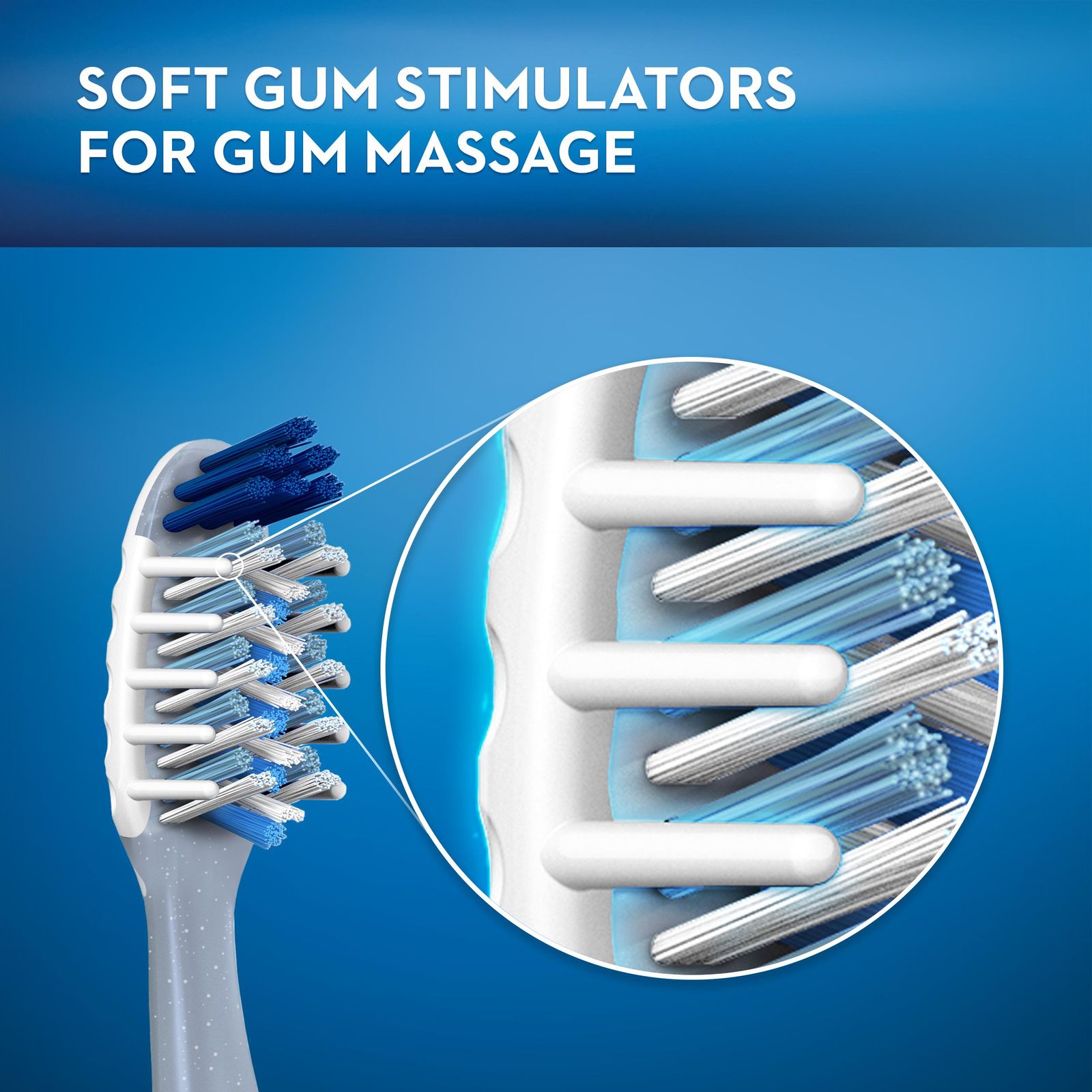 مسواک اورال-بی سری PRO-EXPET مدل ALL-IN-ONE با برس متوسط مجموعه 2 عددی -  - 3