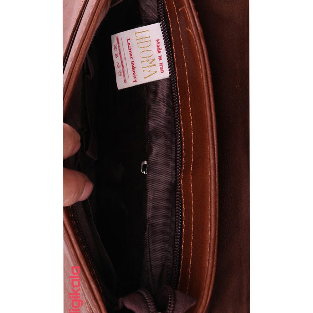 کیف رودوشی لیدوما مدل چرم طبیعی کد L-12 -  - 11