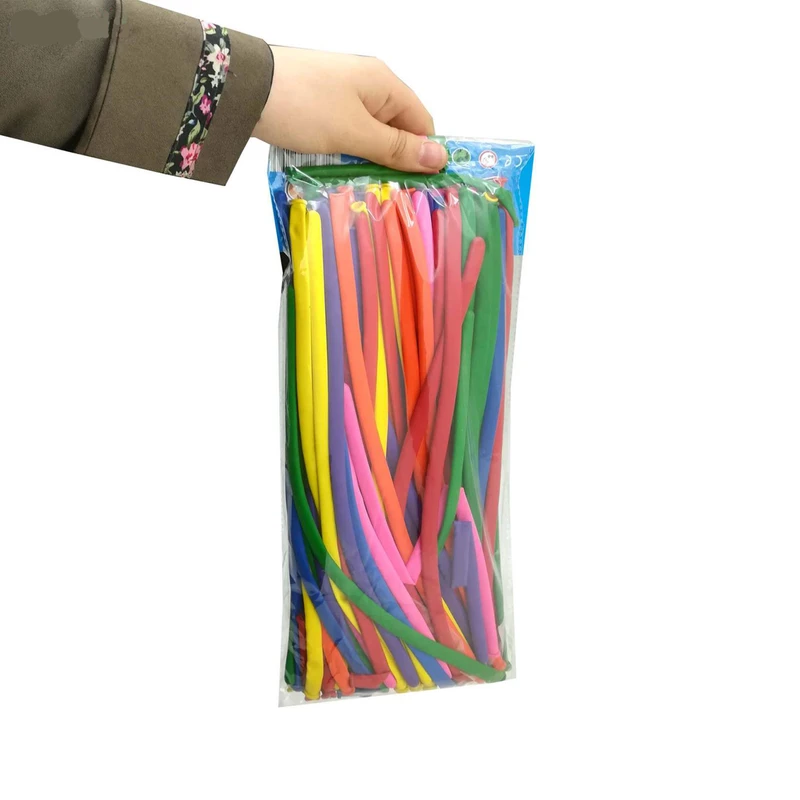 عکس شماره 6 : بادکنک ماری مدل magic ballon کد 04 بسته 50 عددی