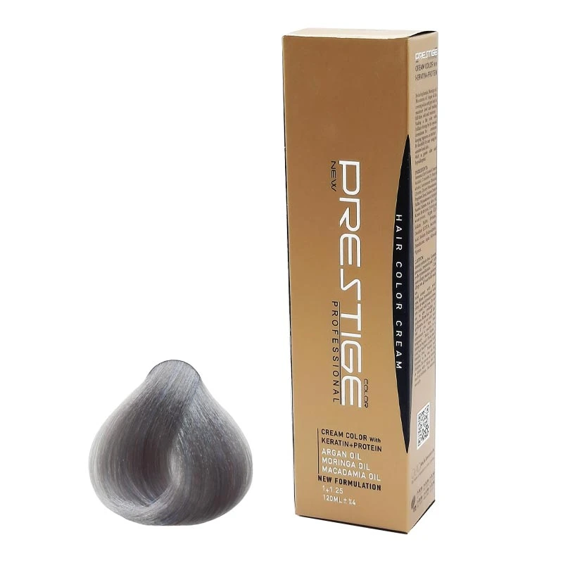 واریاسیون نیو پرستیژ کالر شماره 004 حجم 120 میلی لیتر رنگ نقره ای