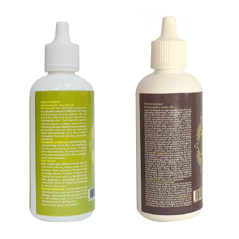 روغن بدن مرهم یاب مدل سرو کوهی و درخت چای حجم 80 میلی لیتر مجموعه 2 عددی