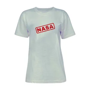 تی شرت آستین کوتاه زنانه مدل ناسا کد L147 رنگ طوسی