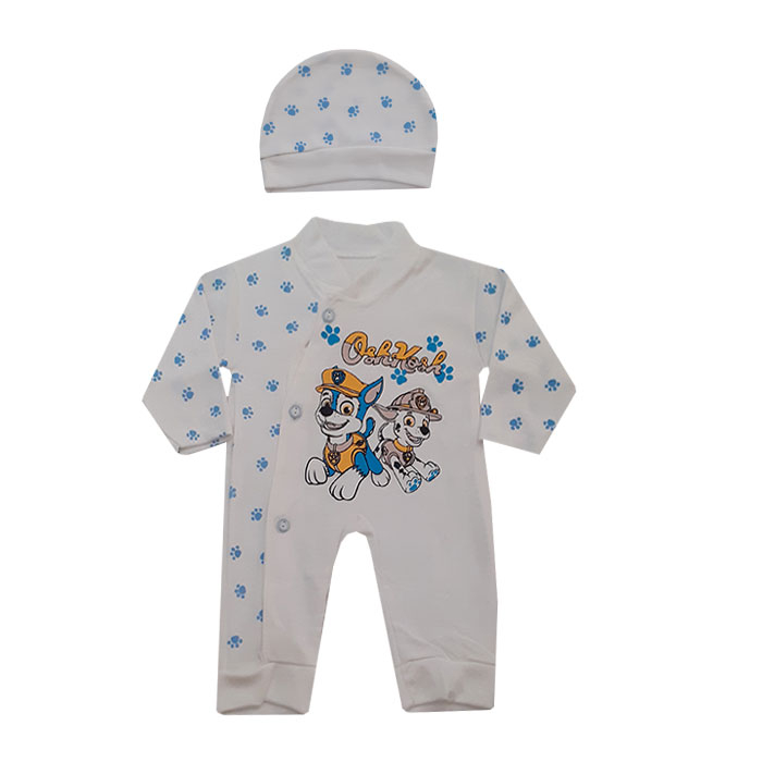ست سرهمی و کلاه نوزادی کد U-020