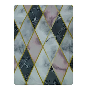 ملحفه پانیذ پود مدل ماربل کد A105 یک نفره سایز 140x235 سانتی متر