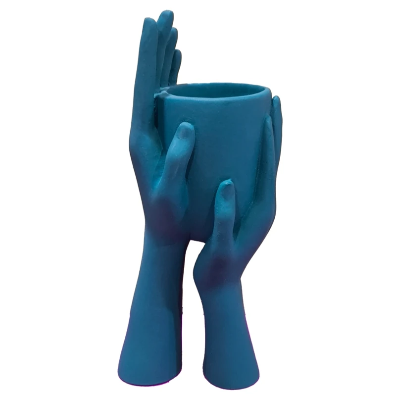 جاشمعی طرح دست مناسب برای شمع استوانه ای