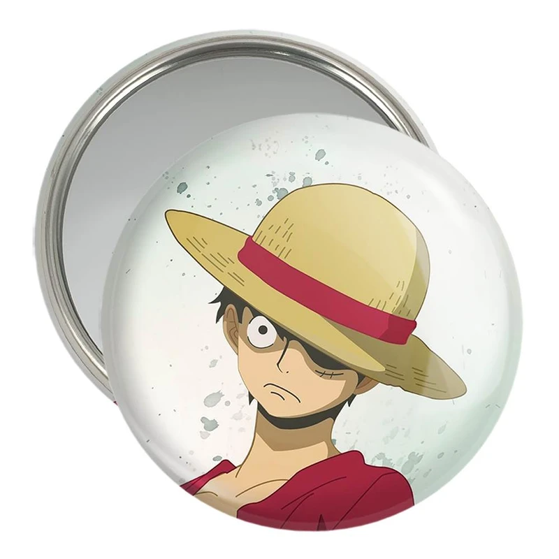 آینه جیبی خندالو مدل لوفی دی مانگی انیمه وان پیس One Piece  کد 11433