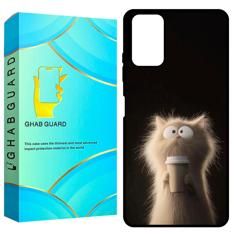 کاور قاب گارد طرح گربه مدل GCHPN10P مناسب برای گوشی موبایل شیائومی Redmi Note 10 Pro / Redmi Note 10 Pro India / Redmi Note 10 Pro Max