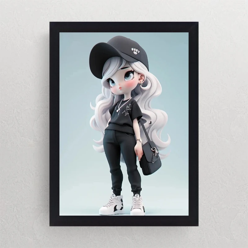 تابلو نوری گیم دکور طرح انیمیشن دخترانه مدل animation 