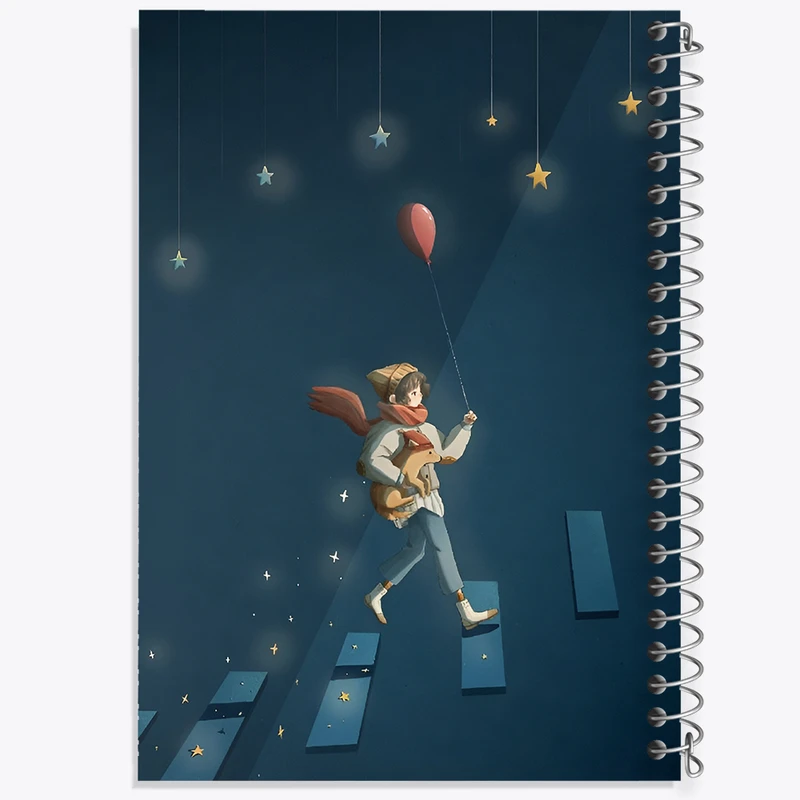 دفتر شطرنجی 50 برگ خندالو طرح دخترانه کد N3093