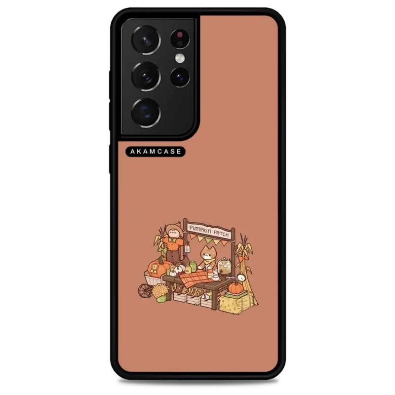 کاور آکام مدل AMC-WSGS21U-PUMPKIN-3 مناسب برای گوشی موبایل سامسونگ Galaxy S21 Ultra