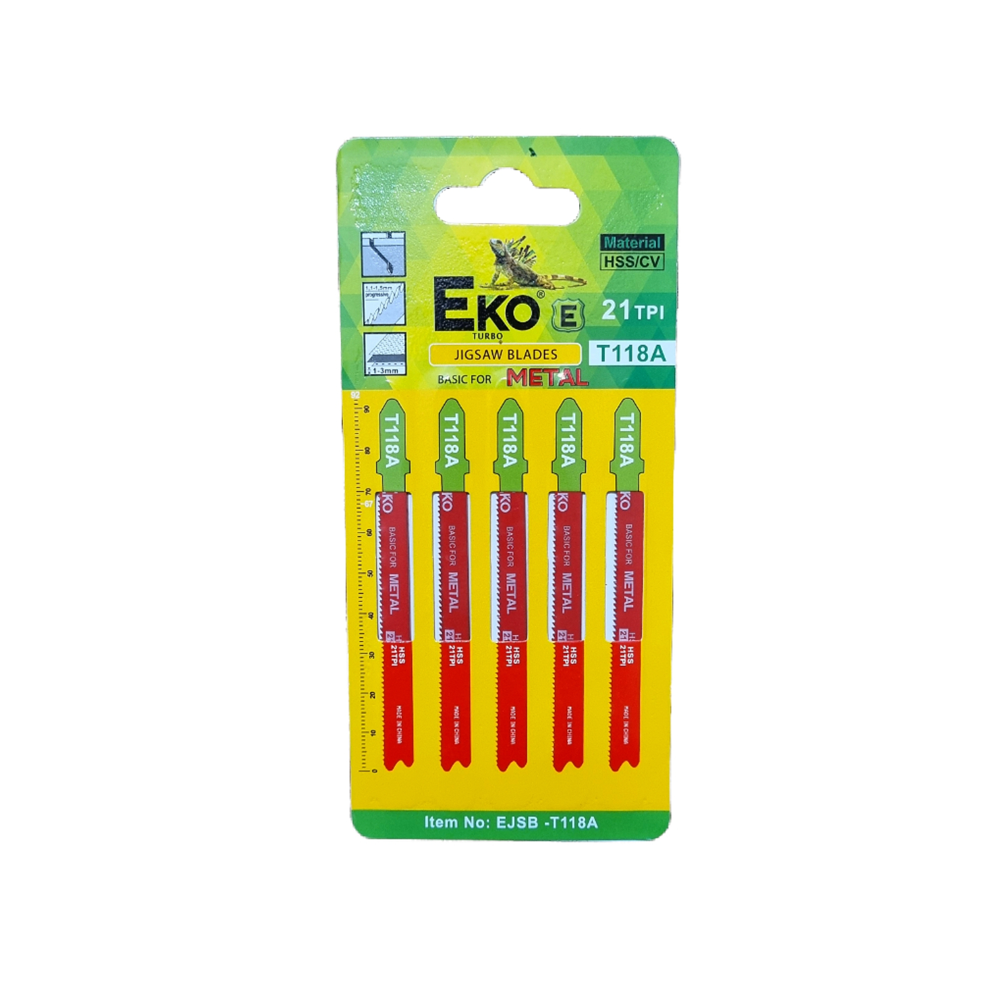 تیغه اره عمود بر آهن اکو مدل T118A کد fd43 بسته 5 عددی