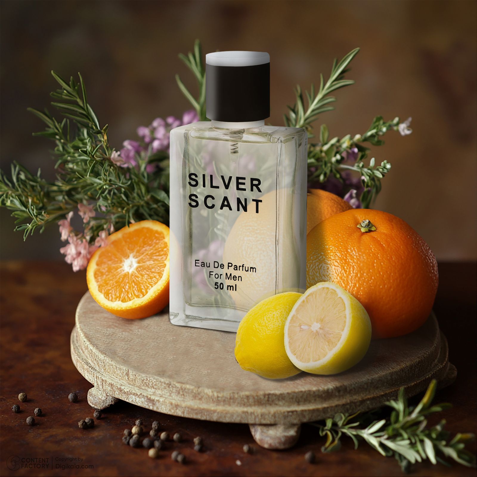 ادو پرفیوم مردانه فراگرنس پرشیا 116 مدل سیلور سنت با رایحه گرم و شیرین حجم 50 میلی لیتر - - 4
