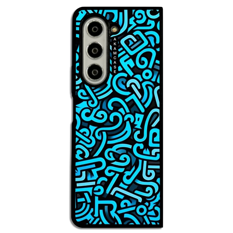 کاور آکام مدل AMC-WSGZFOLD5-DOODLE9 مناسب برای گوشی موبایل سامسونگ Galaxy Z Fold 5