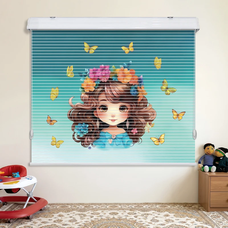 پرده زبرا زبران مدل شب و روز سایز 150 × 200 سانتی‌متر