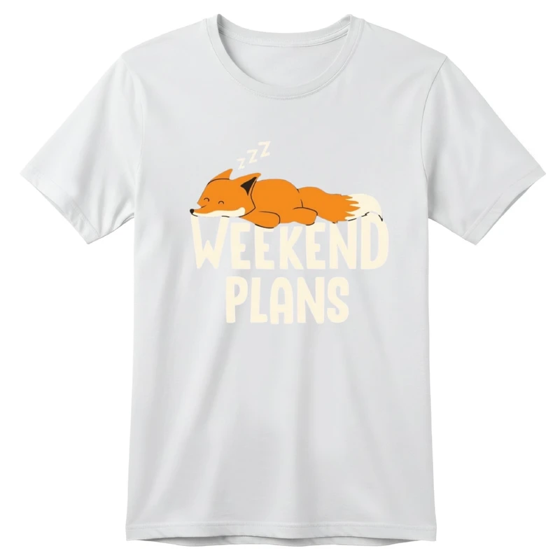 تی‌شرت آستین کوتاه بچگانه مدل روباه کد v6 