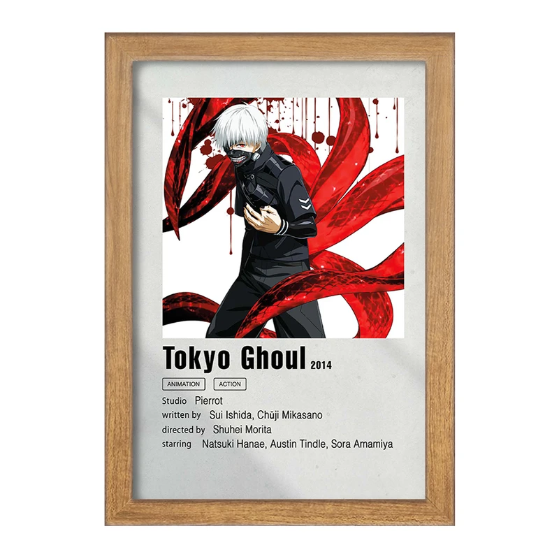 تابلو خندالو مدل انیمه توکیو غول (Tokyo Ghoul) کد F11266