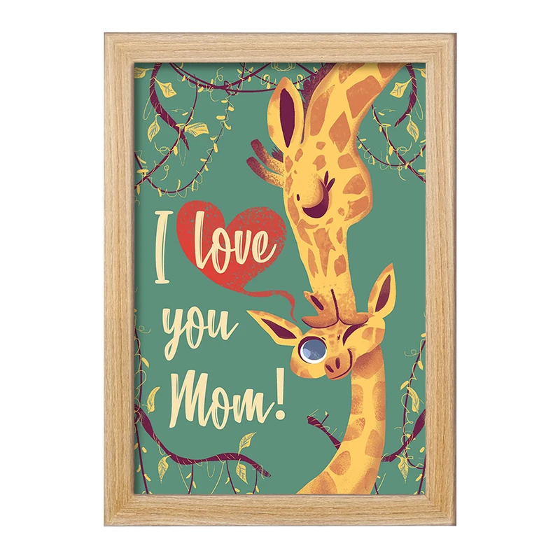 تابلو خندالو مدل دوستت دارم مامان کد 8399