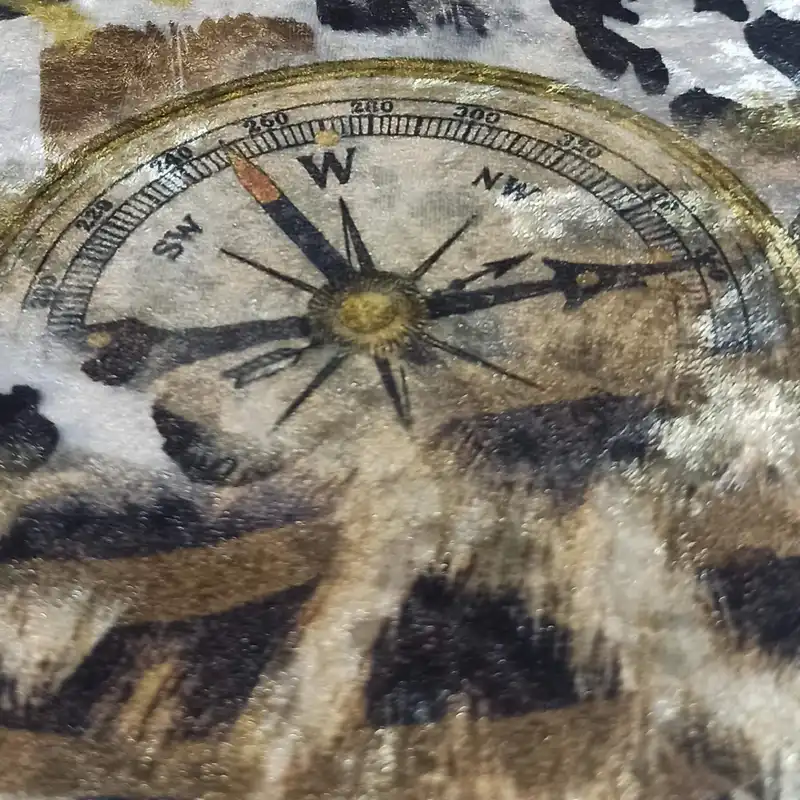 پارچه لباس مدل مخمل کش طرح دار کد 68872