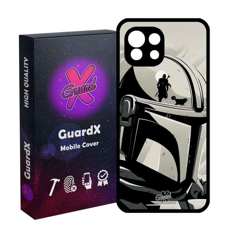 کاور گارد ایکس طرح Mandalorian مدل Glass10502 مناسب برای گوشی موبایل شیائومی  MI 11 Lite