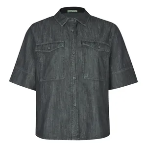 شومیز آستین سه ربع یقه برگردان زنانه آر اِن اِس مدل 112723149404