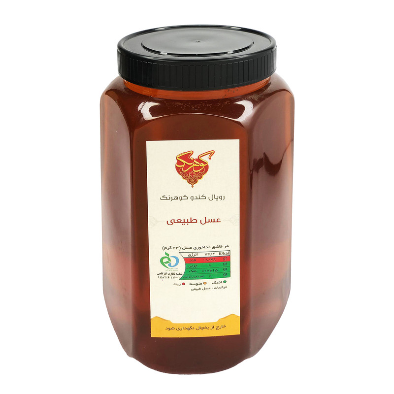 عسل طبیعی چهل گیاه زاگرس رویال کندو کوهرنگ - 2 کیلوگرم