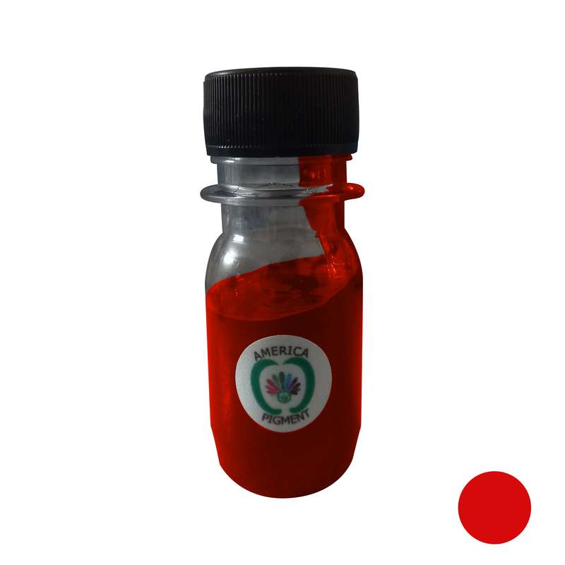 رنگ تتو آمریکاپیگمنت مدل MICRO 25 حجم 25 میلی لیتر رنگ قرمز 