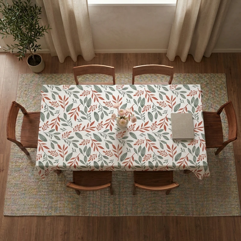 رومیزی طرح ترک مدل گلدار کد T.620 سایز 145x110 سانتی‌متر