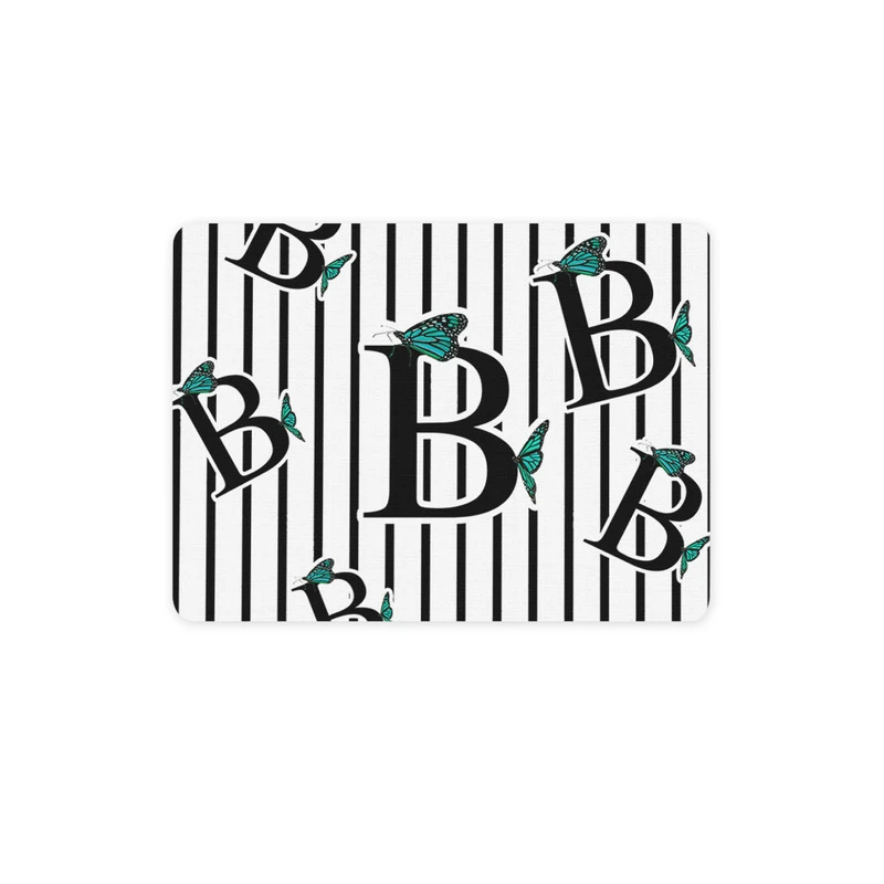 ماوس پد ترمه طراحان ایده مدل حرف B پروانه ای کد cfp3004