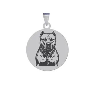 آویز گردنبند زنانه و مردانه هایکا مدل رخ سگ پیتپول کد ja.h 216