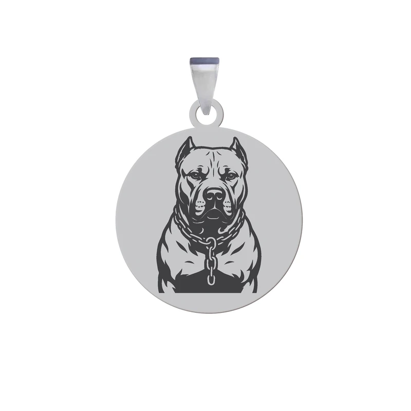 آویز گردنبند زنانه و مردانه هایکا مدل رخ سگ پیتپول کد ja.h 216