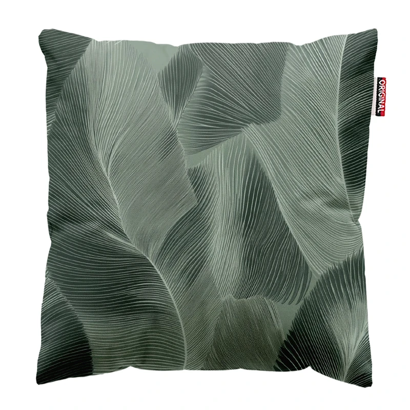 کوسن پاد آفرین مدل مینیمال طرح گل و برگ کد PK303581 سایز 30*30 سانتی متر