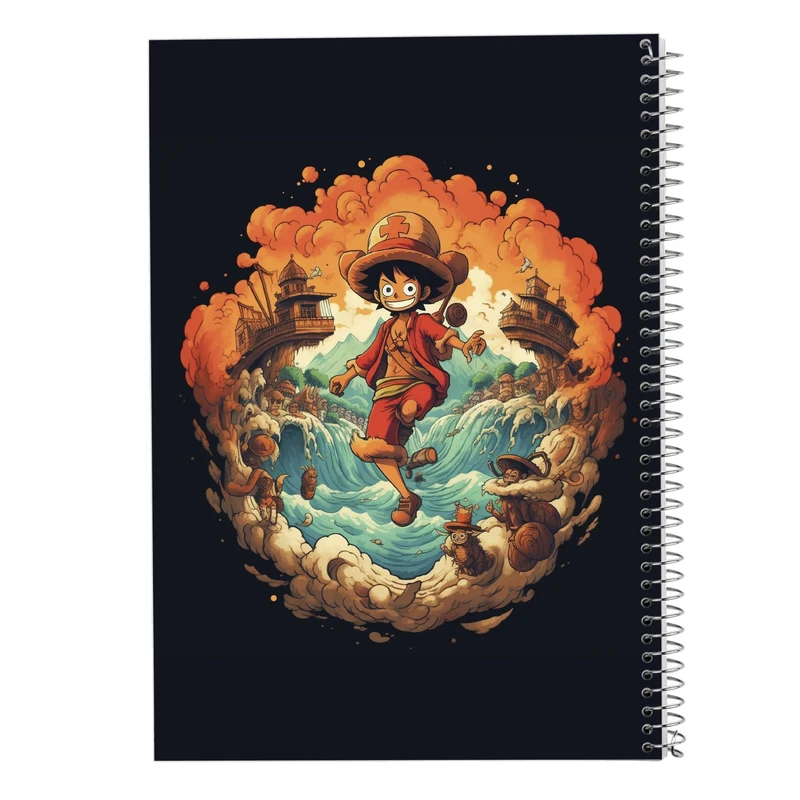 دفتر مشق 100 برگ مدوپد مدل وان پیس One Piece کد DF10730