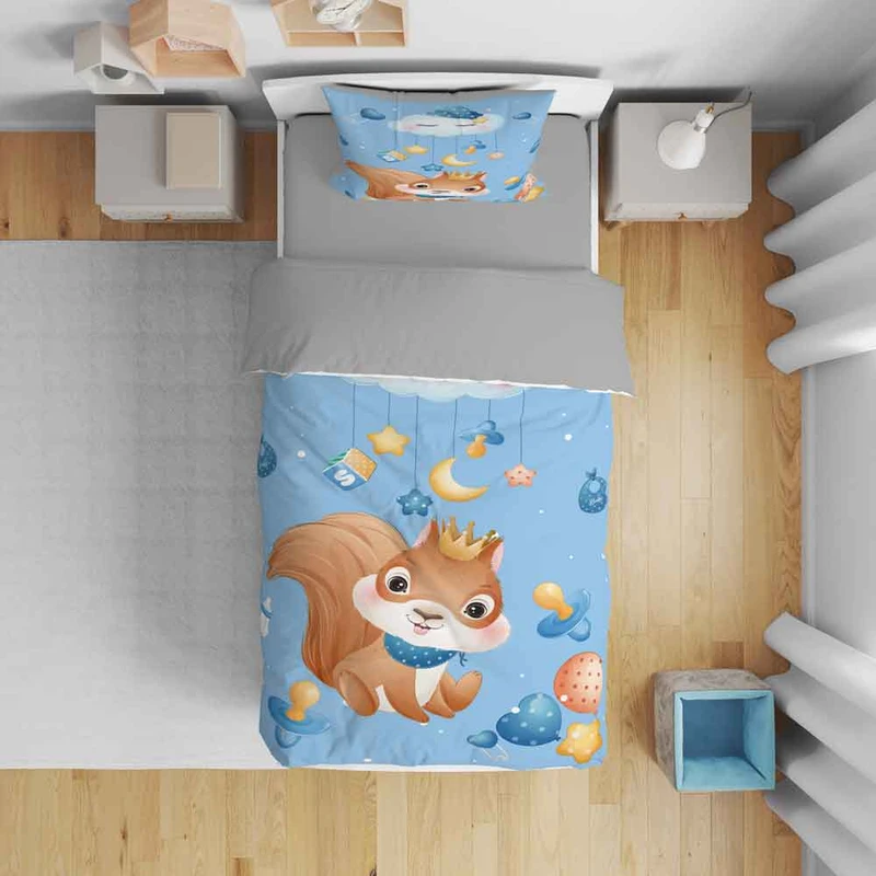 سرویس روتختی نوپه هوم مدل کارتونی T6043 تک نفره 5 تکه