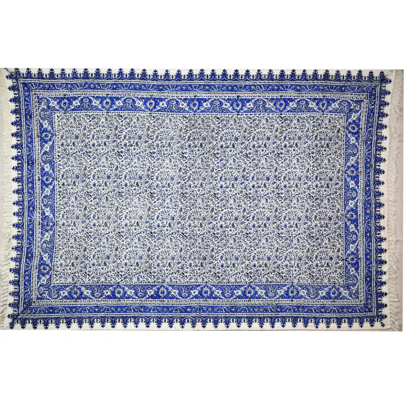 رومیزی قلمکار قلمکار صدر مدل درهم بادومی