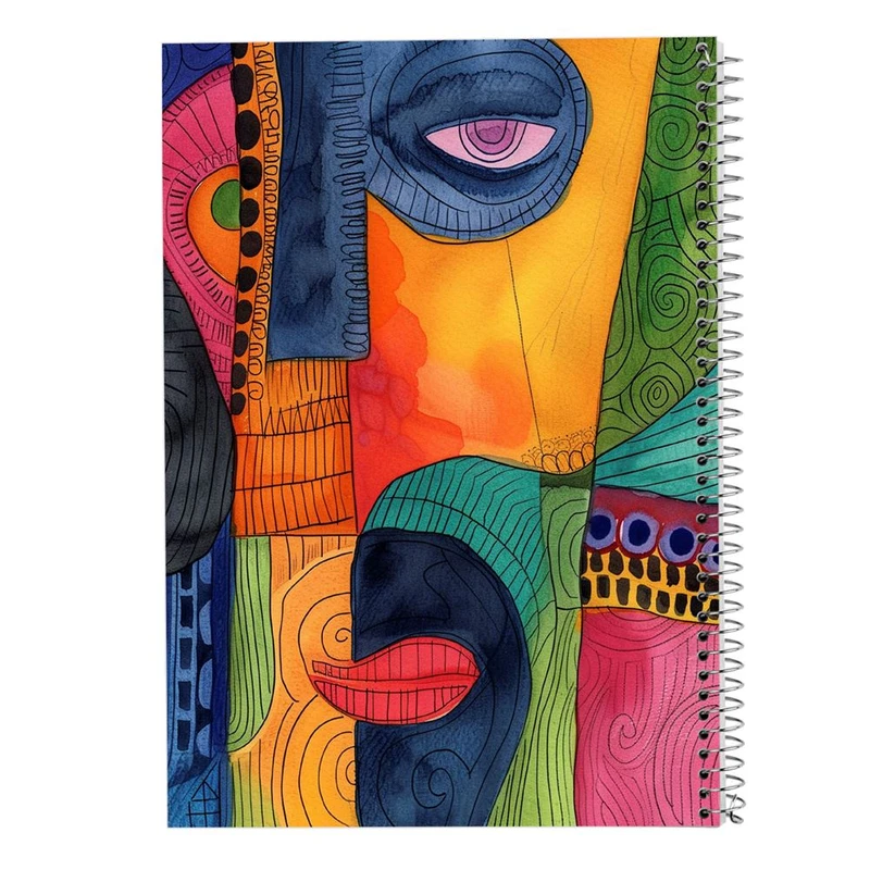 دفتر شطرنجی 50 برگ مدوپد طرح اشکال فانتزی کد DF16341