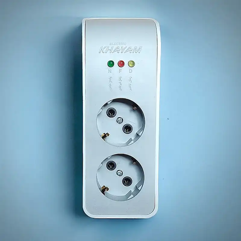 محافظ ولتاژ خیام الکتریک مدل دوخانه صوتی و تصویری