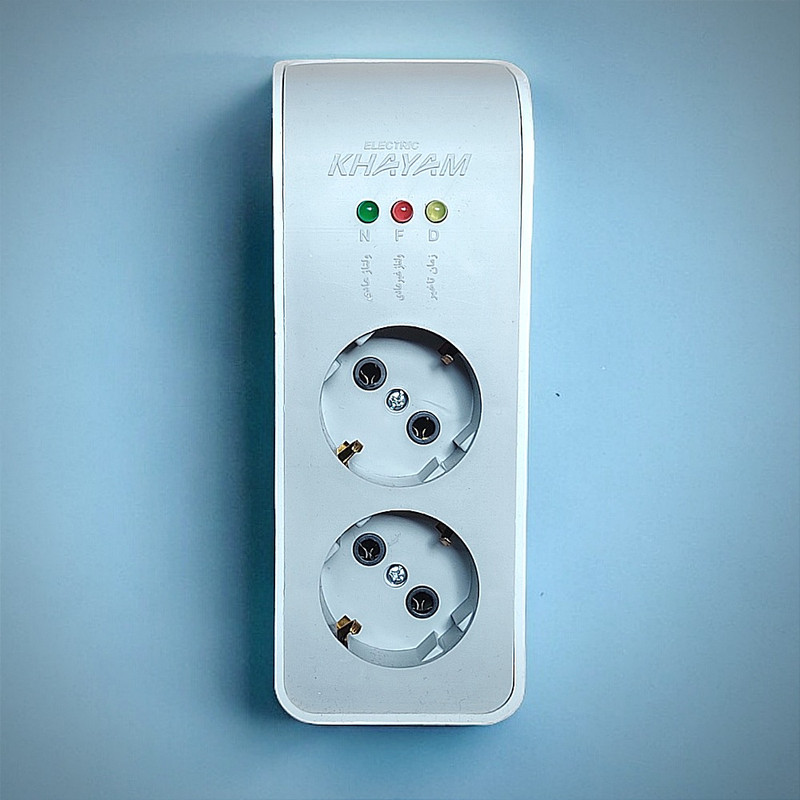 محافظ ولتاژ خیام الکتریک مدل دو خانه ویژه یخچال و فریزر