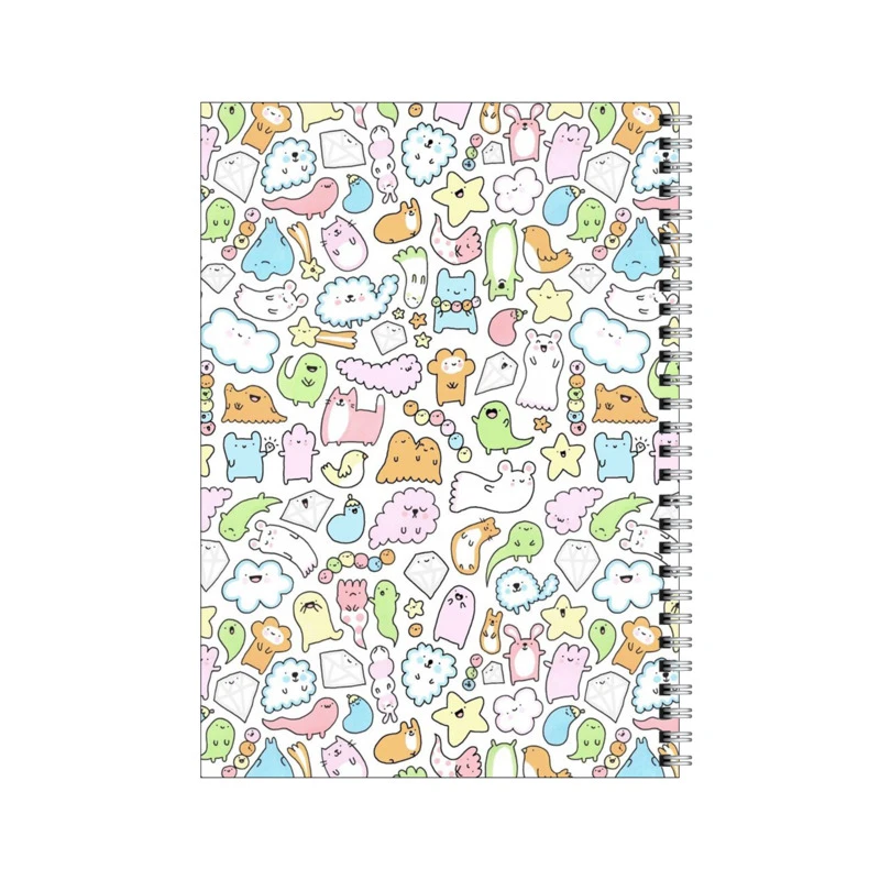 دفتر مشق 50 برگ بامبیلیپ طرح نقاشی مینیمال فانتزی کد 2080306