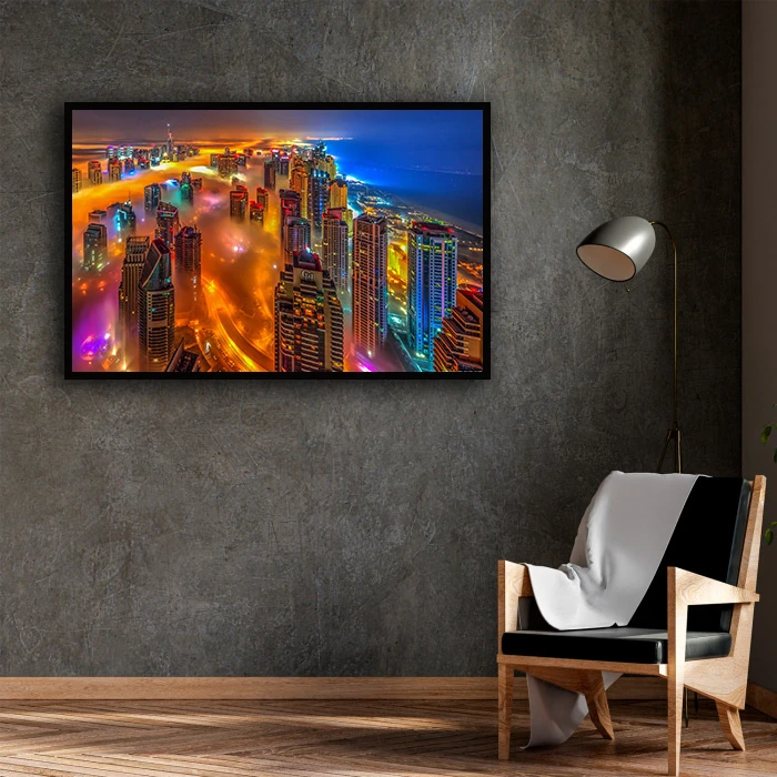 تابلو بکلیت طرح منظره شهری مدل B-D1698