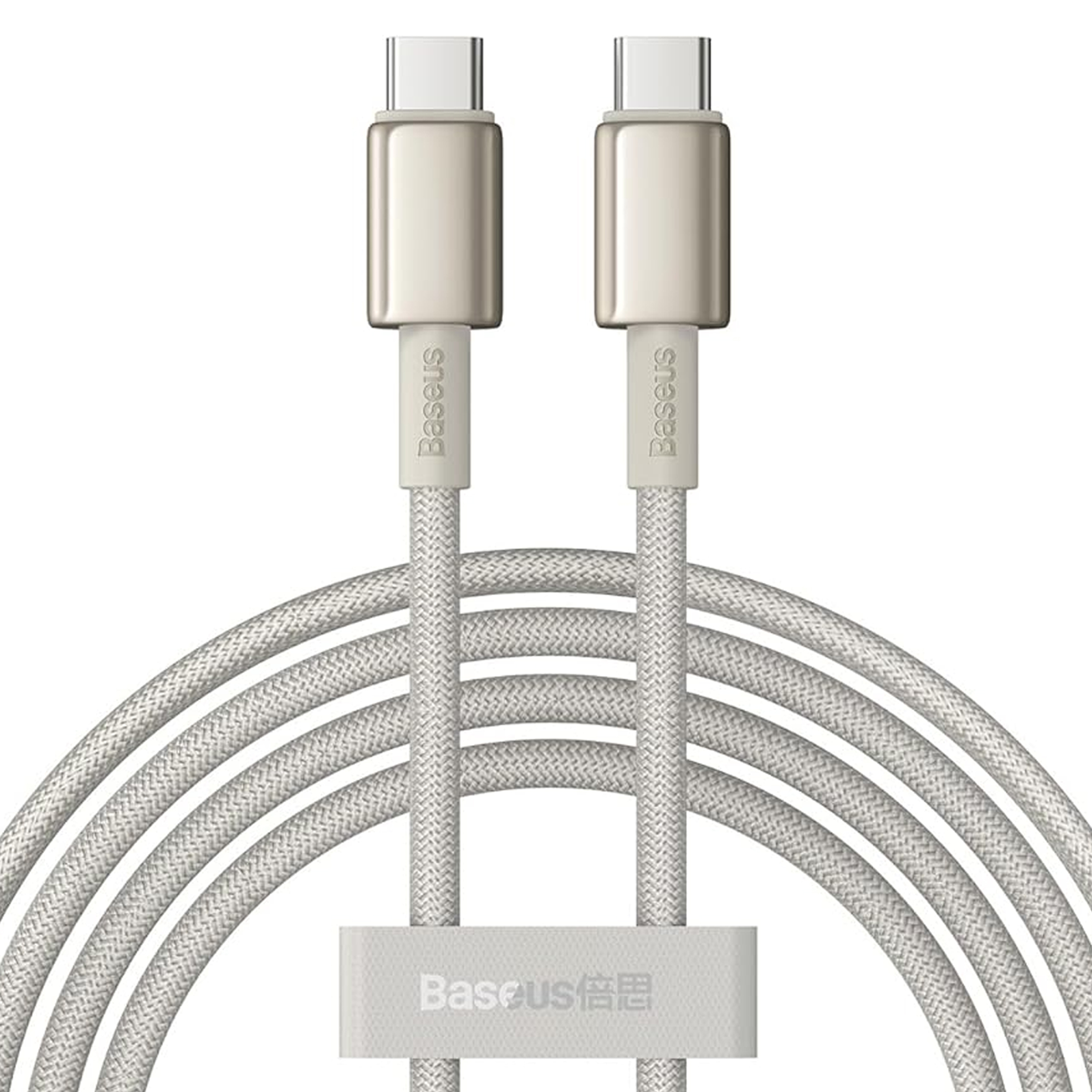 کابل تبدیل USB-C بیسوس مدل Tungsten Gold (100W)به طول 2 متر