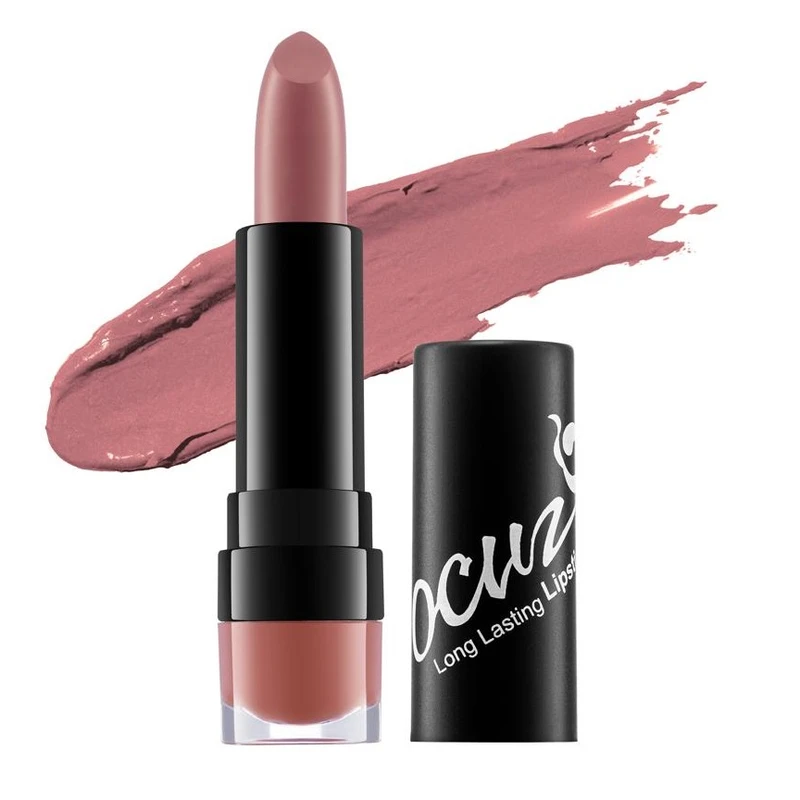 رژ لب جامد مات اوکاز مدل Long Lasting رنگ کالباسی روشن شماره 03