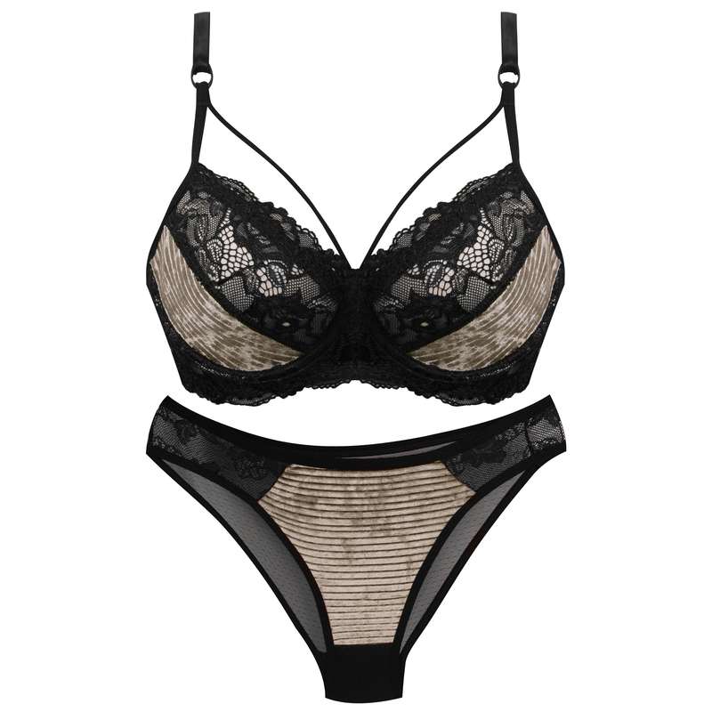 ست شورت و سوتین زنانه کارنا رز مدل 3372 رنگ نقره ای