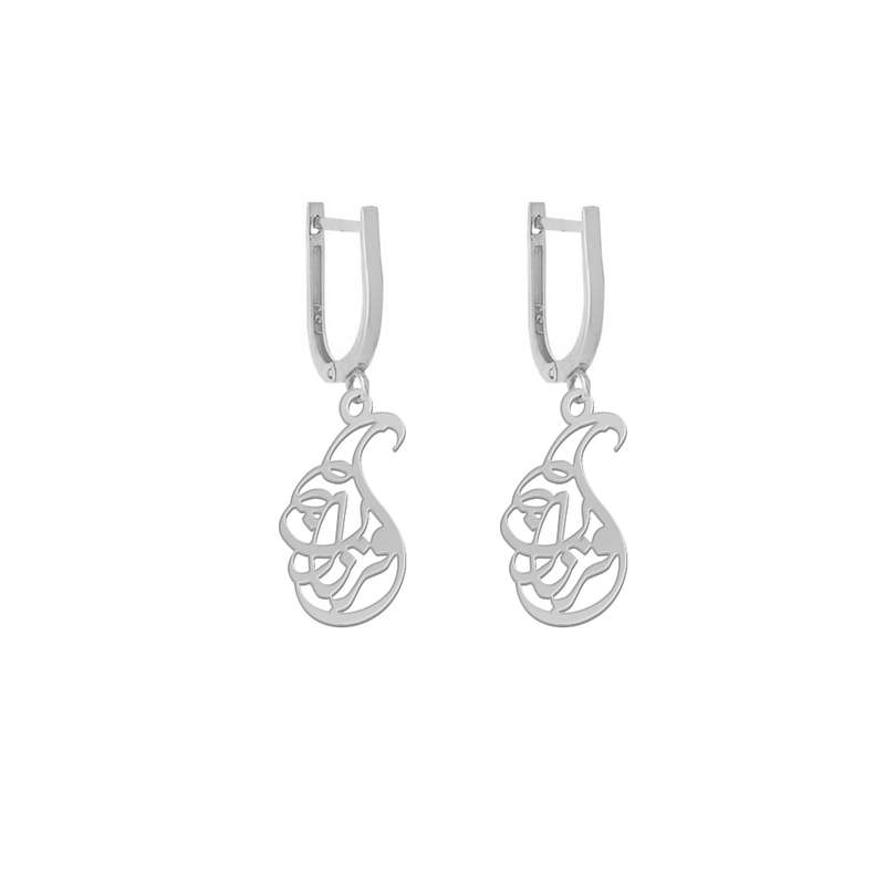 گوشواره نقره زنانه لیردا مدل فرزان کد gosh sss 78