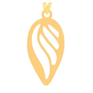 آویز گردنبند طلا 18 عیار زنانه کرابو مدل بال کد Kr31629