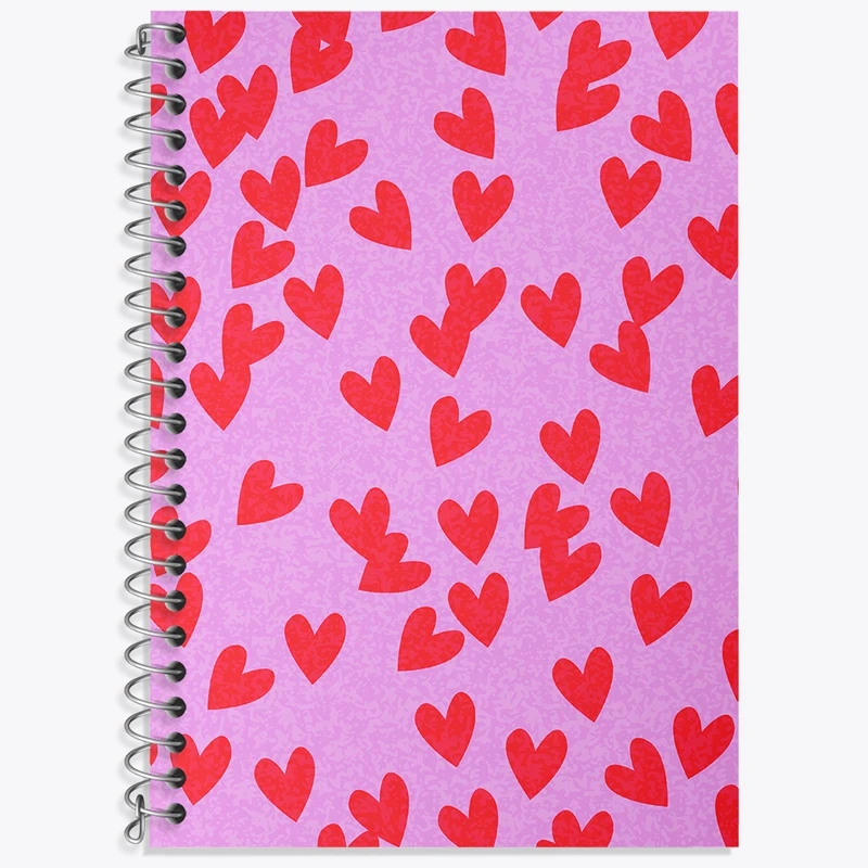 دفتر زبان 50 برگ خندالو مدل سه خط طرح عاشقانه کد N705